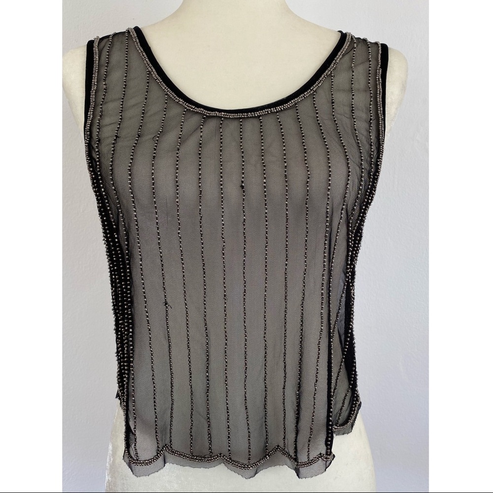 🥂 HP 🥂⭐️3/$10 Sheer Beaded Top